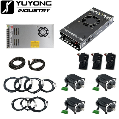 MILLING MACHINE Black Box Controller Bundle with 4pcs 2.45N.m Motors for Queen Bee CNC Desktop Mill/WorkBee Milling Machine DIY Engraving